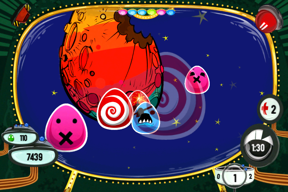 Screenshot Eggs in Space Screenshot Eggs in Space